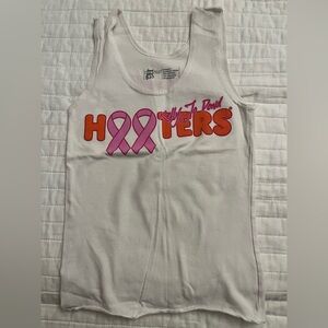 Hooters girl uniform rare breast cancer tank top